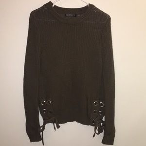 Olive green sweater